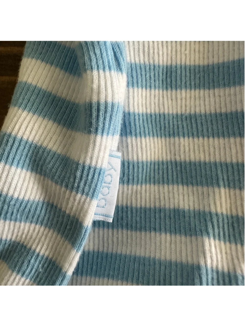 Le Top Newborn Blue White Stripe One Piece Romper Giraffe Bear 100% Cotton